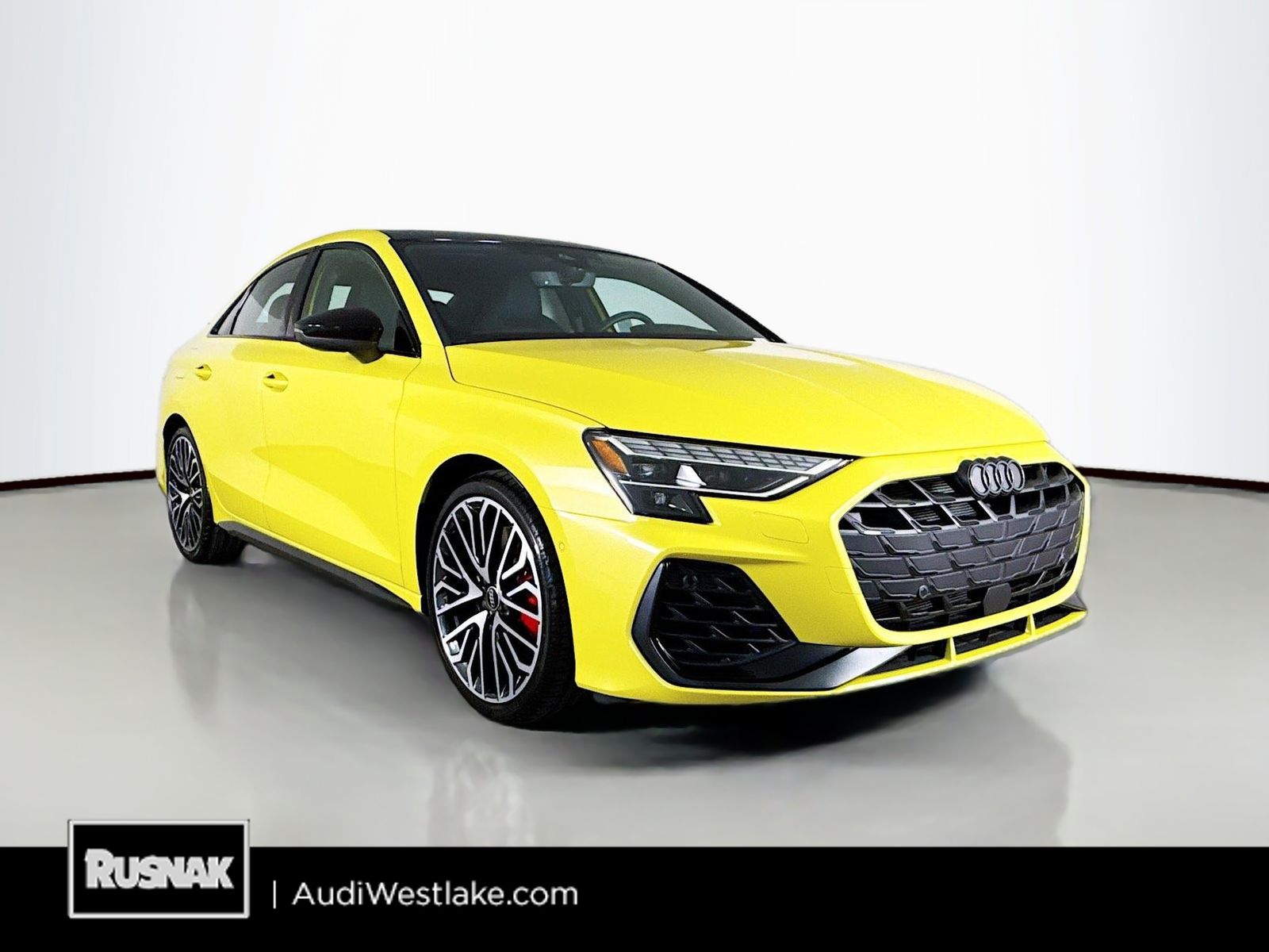 Yellow 2025 Audi S3 Sedan All-Wheel Drive 7-Speed Automatic