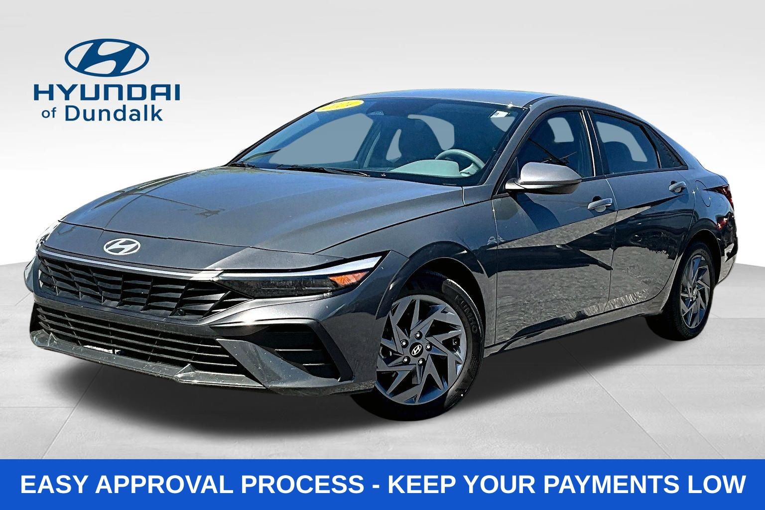 Ecotronic Gray 2024 Hyundai Elantra SEL FWD Sedan Front-Wheel Drive Continuously Variable Transmission