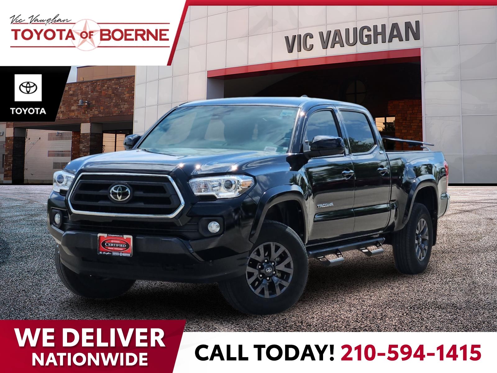 Black 2023 Toyota Tacoma Pickup Truck 4X2 6-Speed Automatic