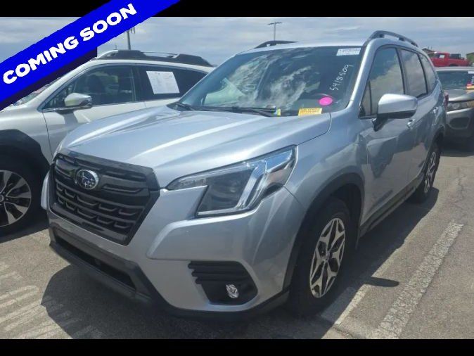 Ice Silver Metallic 2024 Subaru Forester SUV / Crossover All-Wheel Drive Continuously Variable Transmission