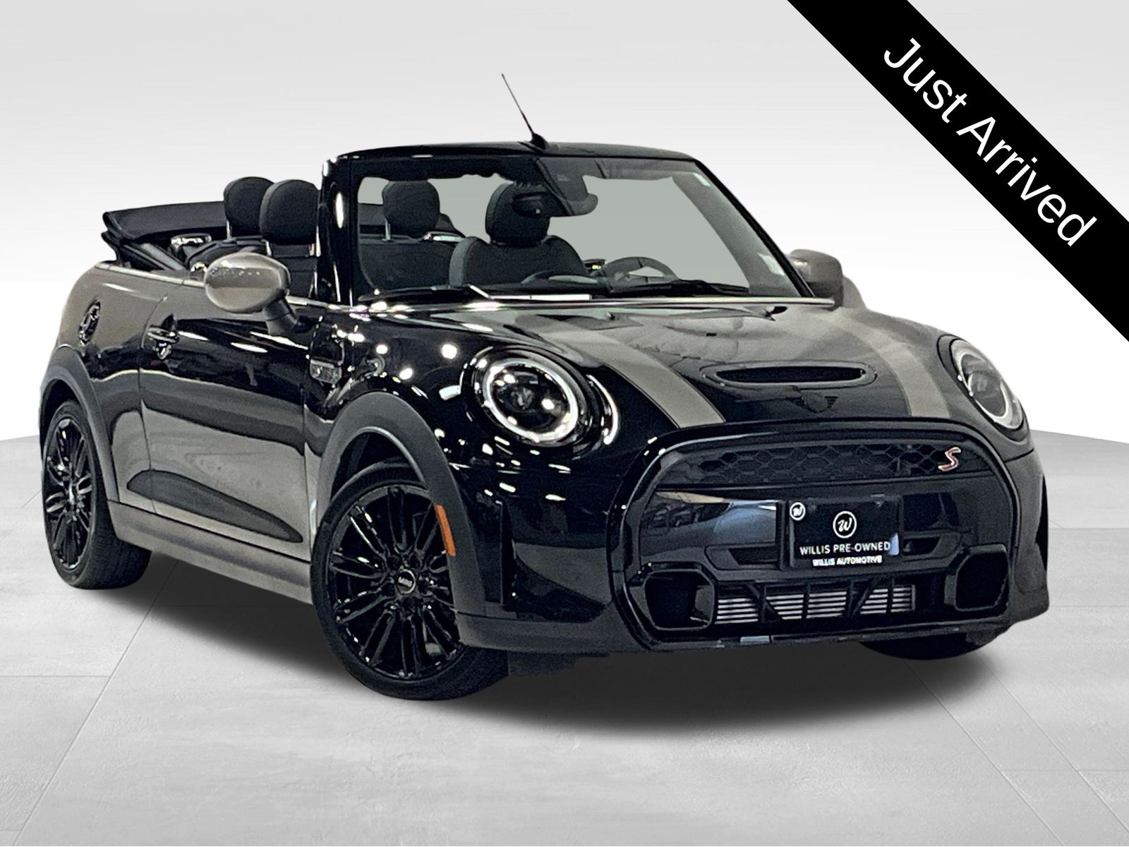 Midnight Black 2024 MINI Cooper Convertible Front-Wheel Drive 7-Speed Automatic