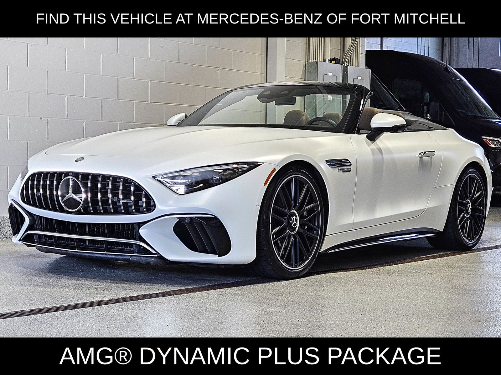 MANUFAKTUR Moonlight White Magno 2025 Mercedes-Benz SL-Class AMG SL 63 S E Performance 4MATIC Convertible All-Wheel Drive 9-Speed Automatic