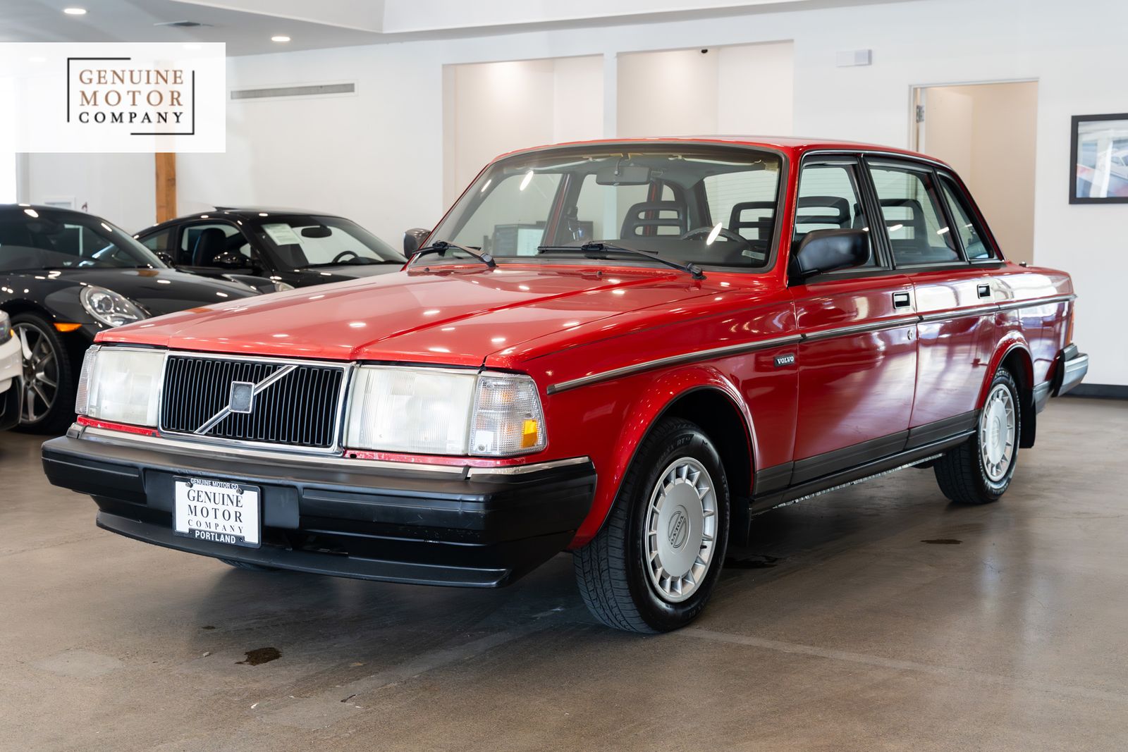 Red 1993 Volvo 240 Sedan Sedan Rear-Wheel Drive 4-Speed Automatic