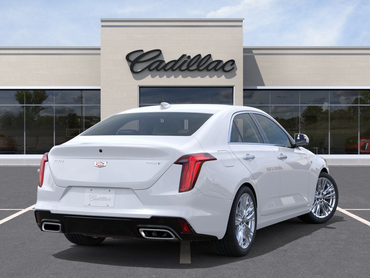 2026 Cadillac CT4 Premium Luxury White at Ross Downing Buick GMC