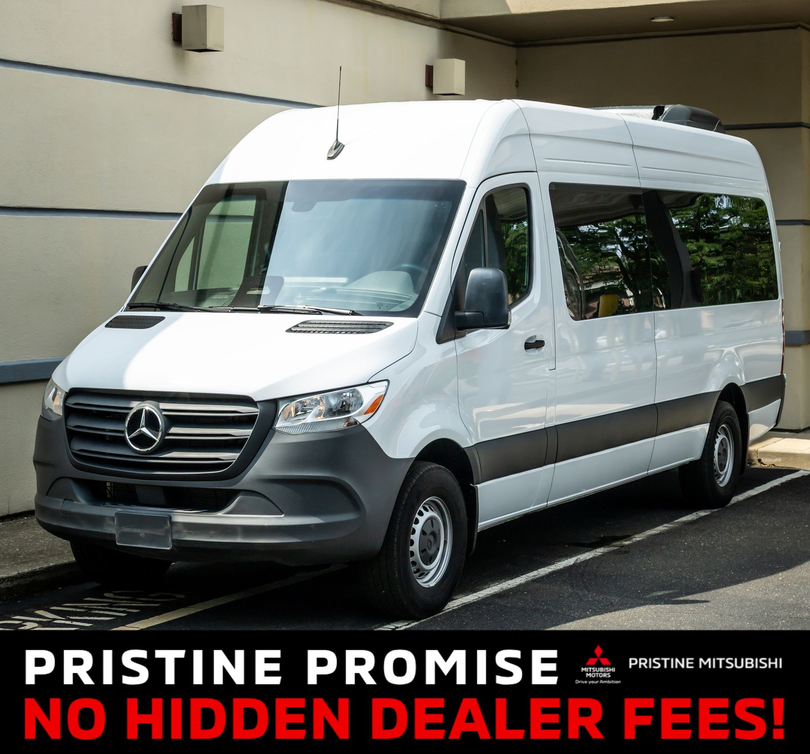 White 2025 Mercedes-Benz Sprinter Van Rear-Wheel Drive 9-Speed Automatic