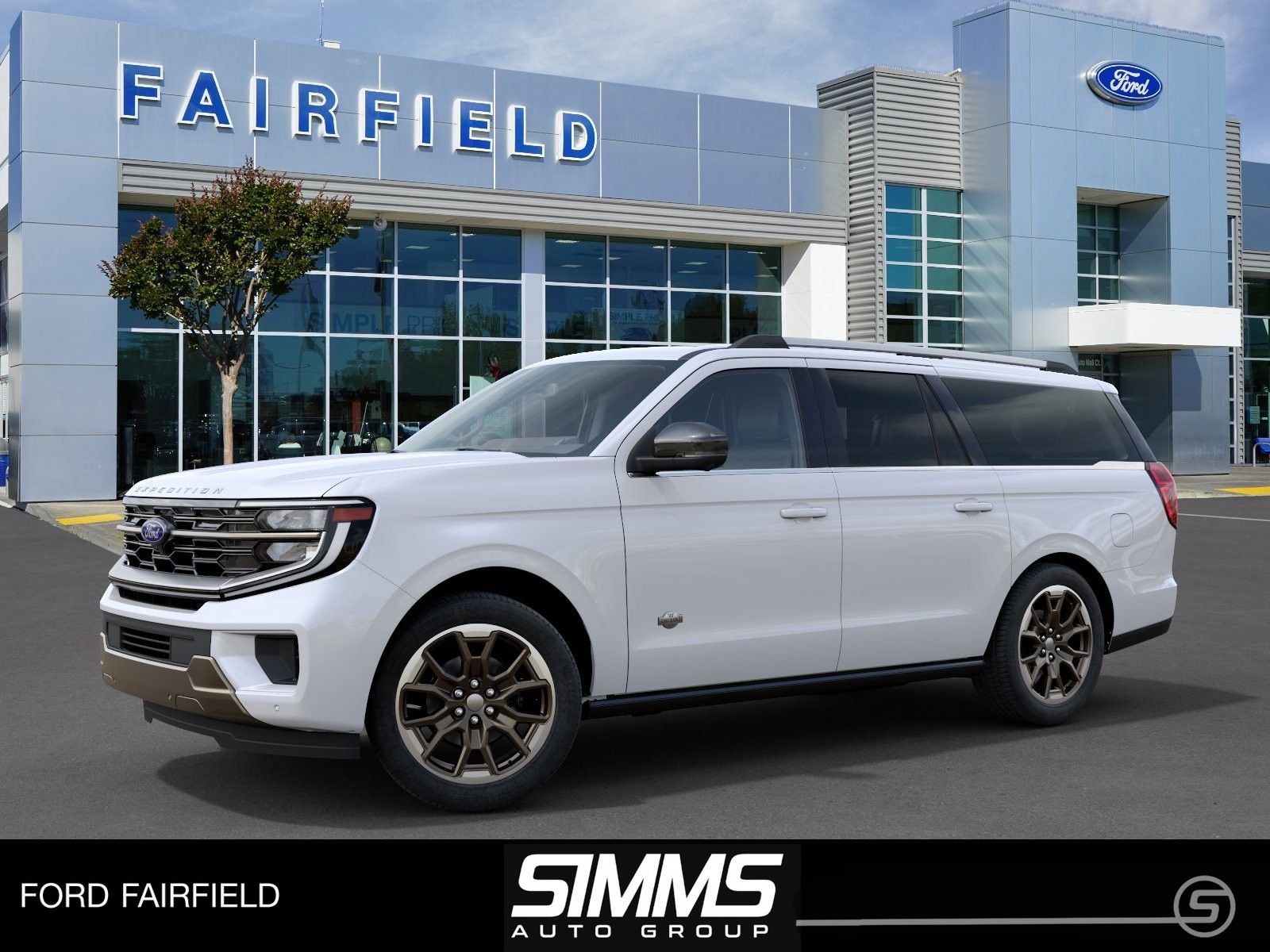 Star White Metallic Tri-Coat 2027 Ford Expedition SUV / Crossover Four-Wheel Drive Automatic