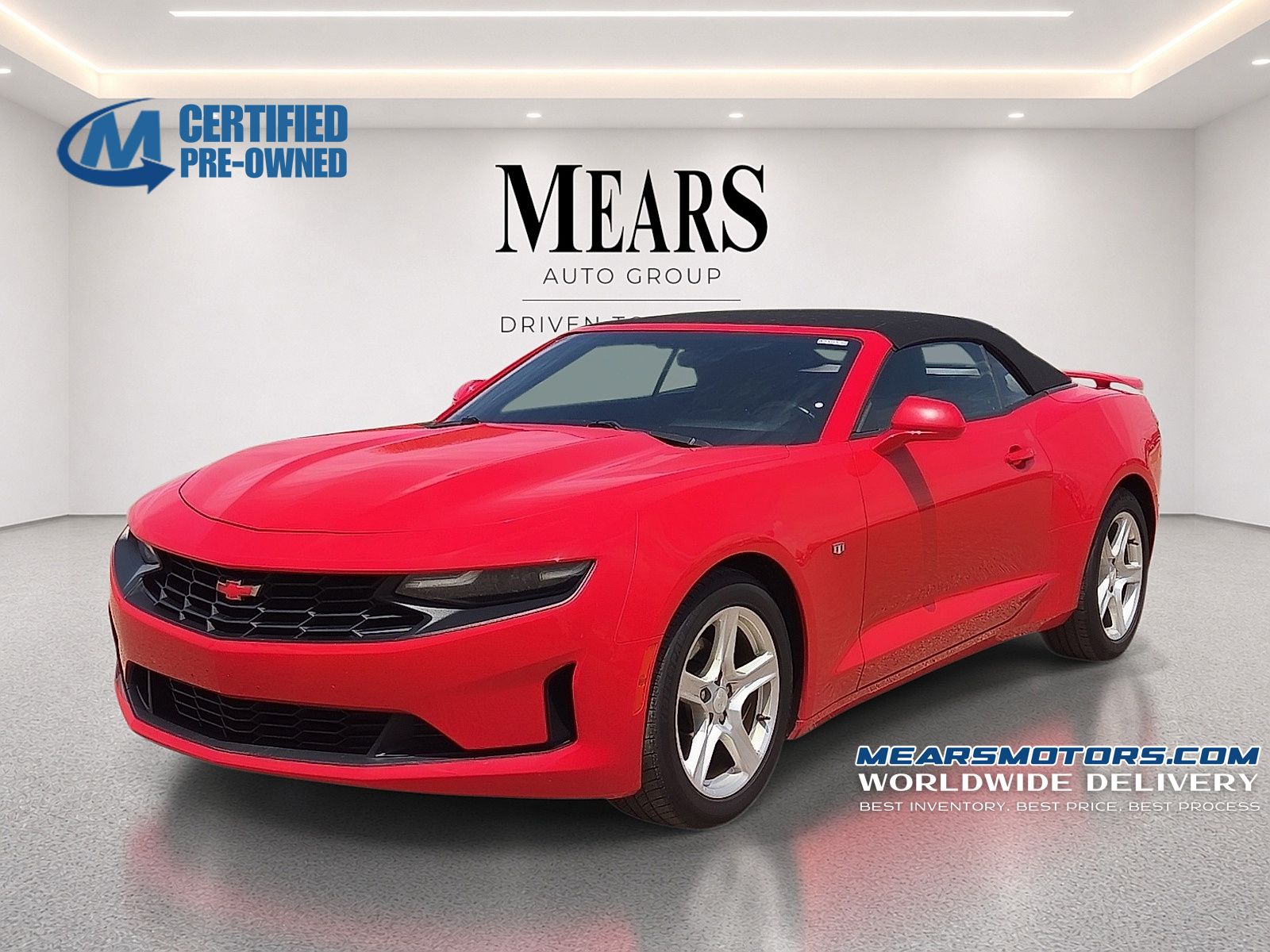 Red Hot 2020 Chevrolet Camaro Convertible Rear-Wheel Drive 8-Speed Automatic
