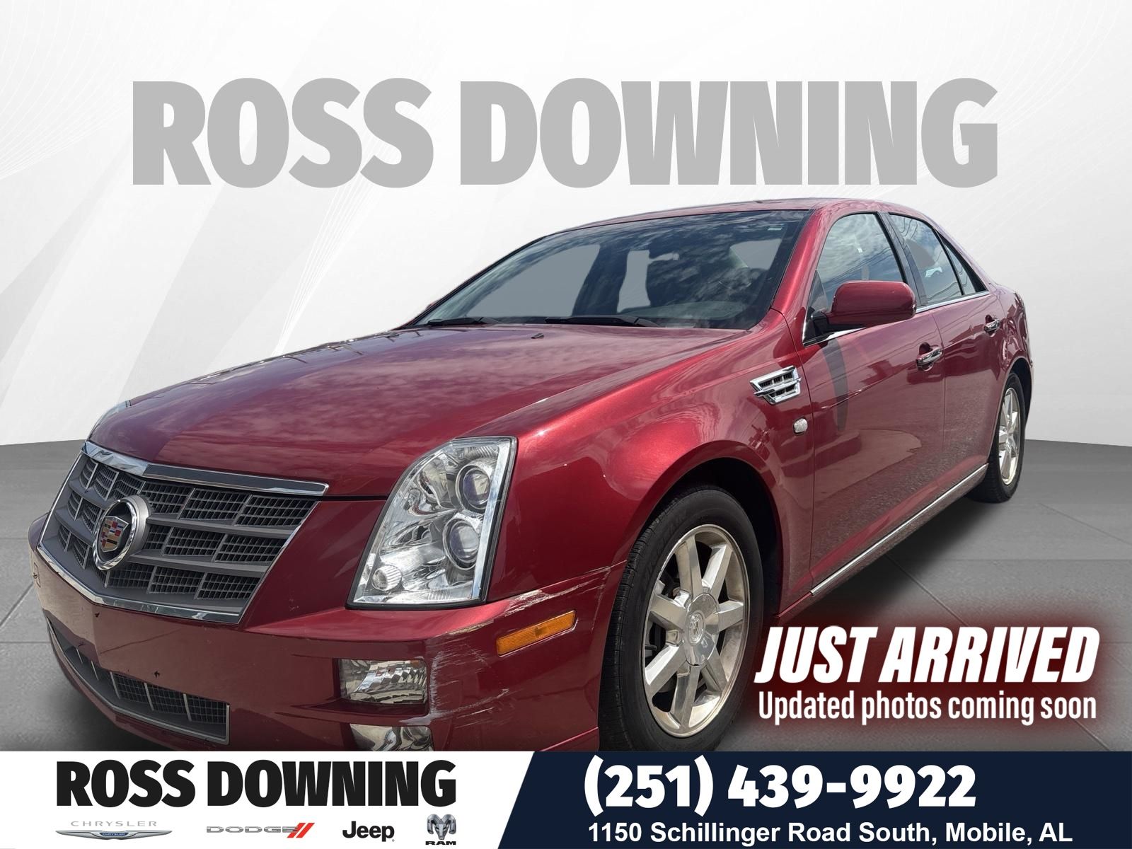 Crystal Red Tintcoat 2011 Cadillac STS Sedan 6-Speed Automatic