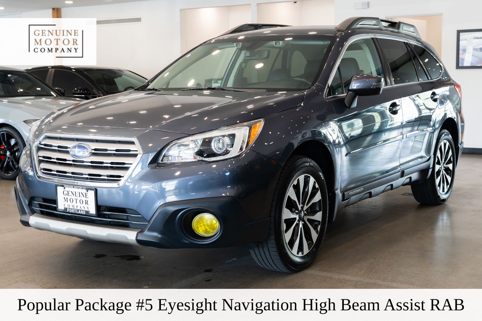 Carbide Gray Metallic 2017 Subaru Outback Wagon All-Wheel Drive Continuously Variable Transmission