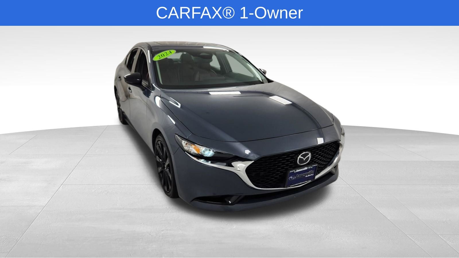 Polymetal Gray Metallic 2024 Mazda MAZDA3 Sedan All-Wheel Drive 6-Speed Automatic