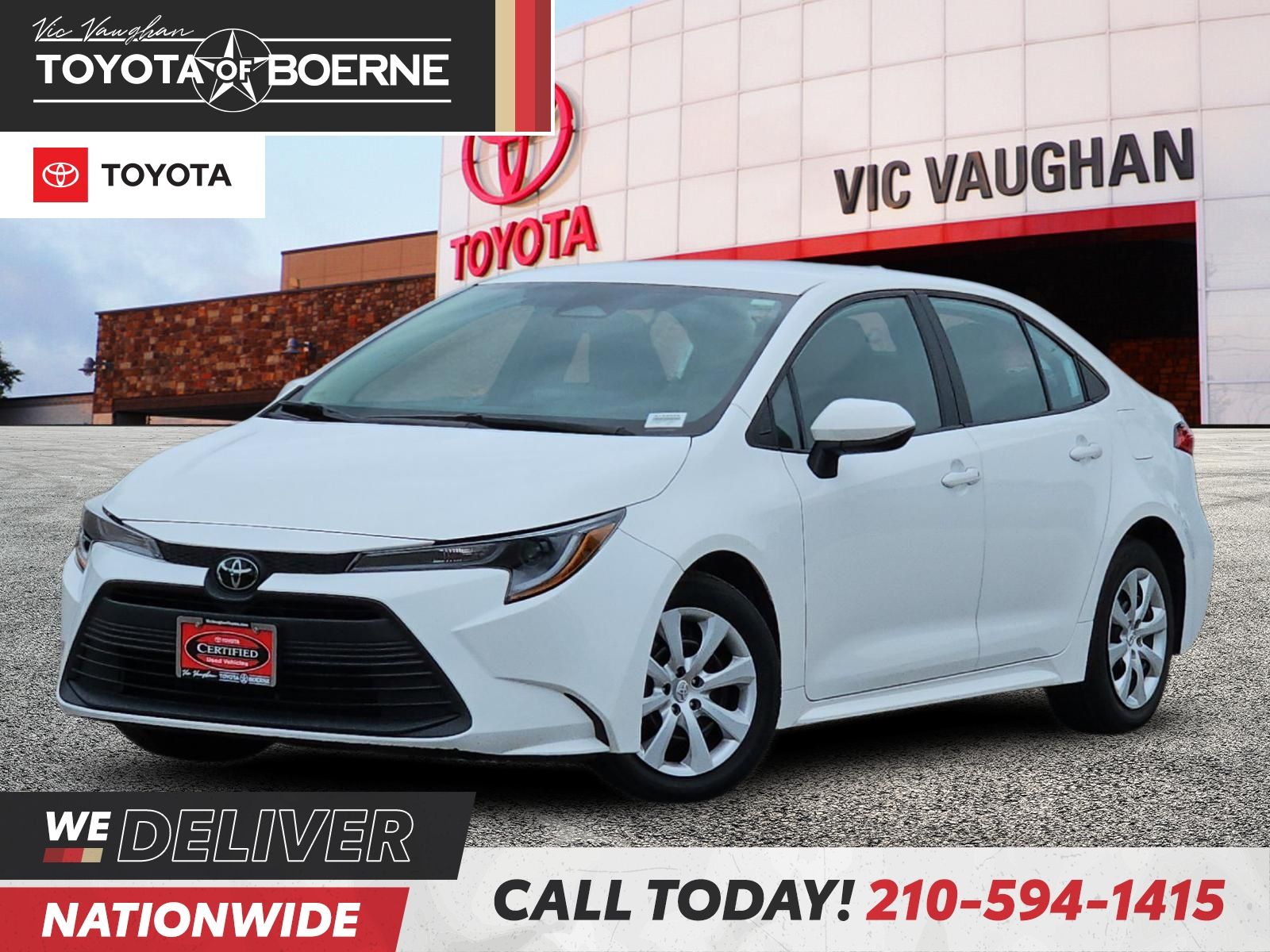 Ice 2024 Toyota Corolla Sedan Front-Wheel Drive Continuously Variable Transmission