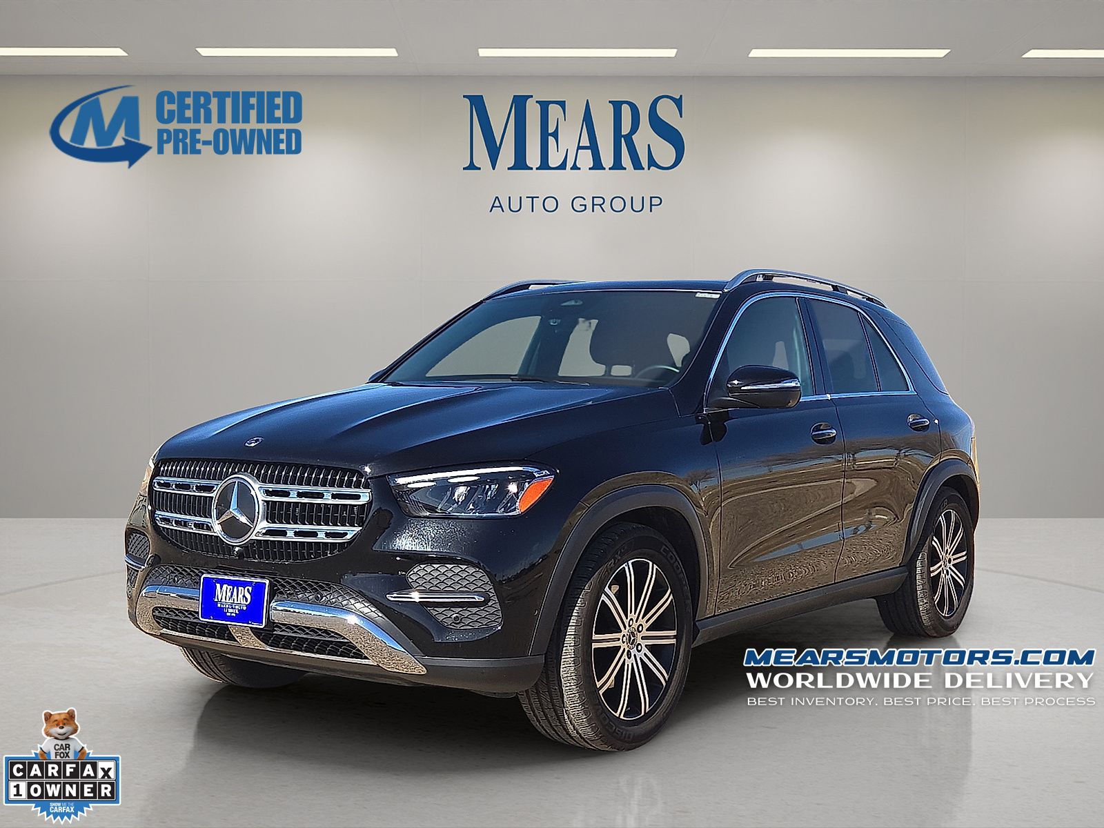 Obsidian Black Metallic 2025 Mercedes-Benz GLE SUV / Crossover All-Wheel Drive 9-Speed Automatic