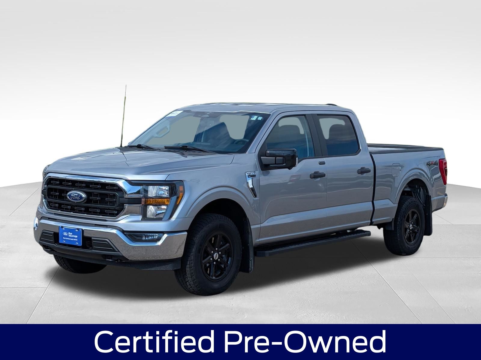 Iconic Silver Metallic 2023 Ford F-150 Pickup Truck Four-Wheel Drive Automatic