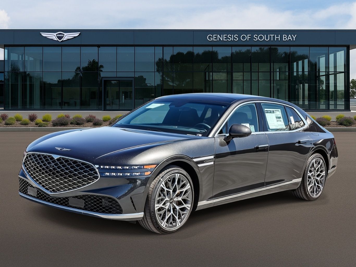 Makalu Gray 2026 Genesis G90 Sedan All-Wheel Drive 8-Speed Automatic