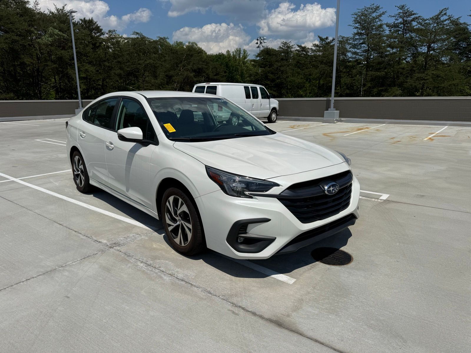Crystal White Pearl 2025 Subaru Legacy Premium AWD Sedan All-Wheel Drive Continuously Variable Transmission