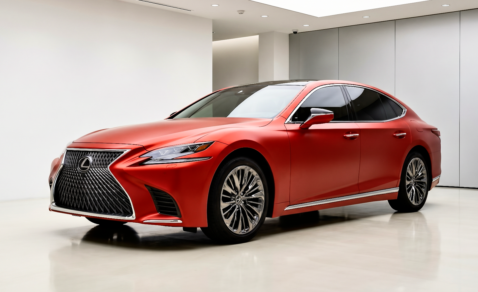 White Pearl 2019 Lexus LS 500 RWD Sedan Rear-Wheel Drive Automatic