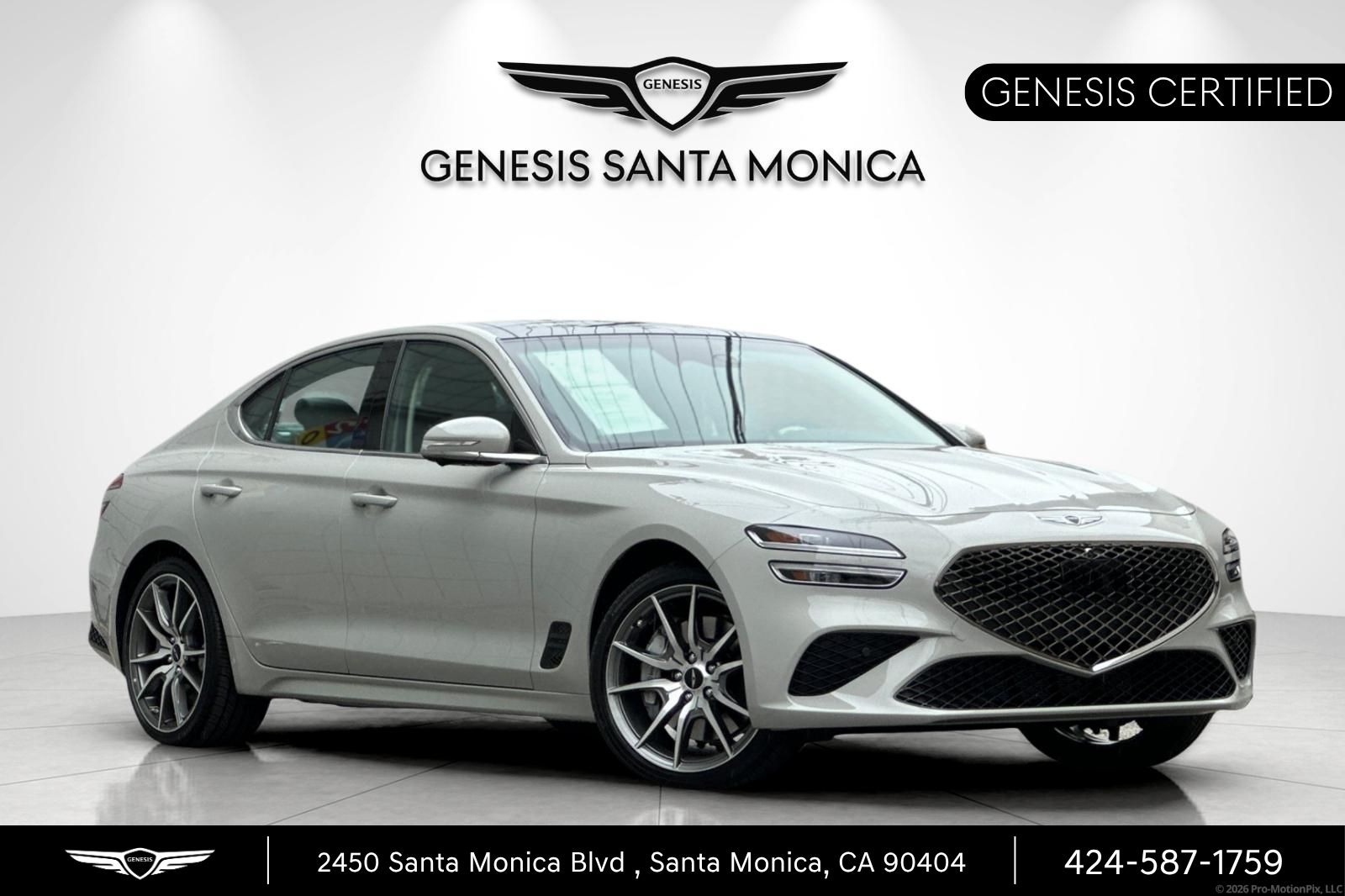 Vatna Gray 2026 Genesis G70 2.5T Prestige AWD Sedan All-Wheel Drive 8-Speed Automatic