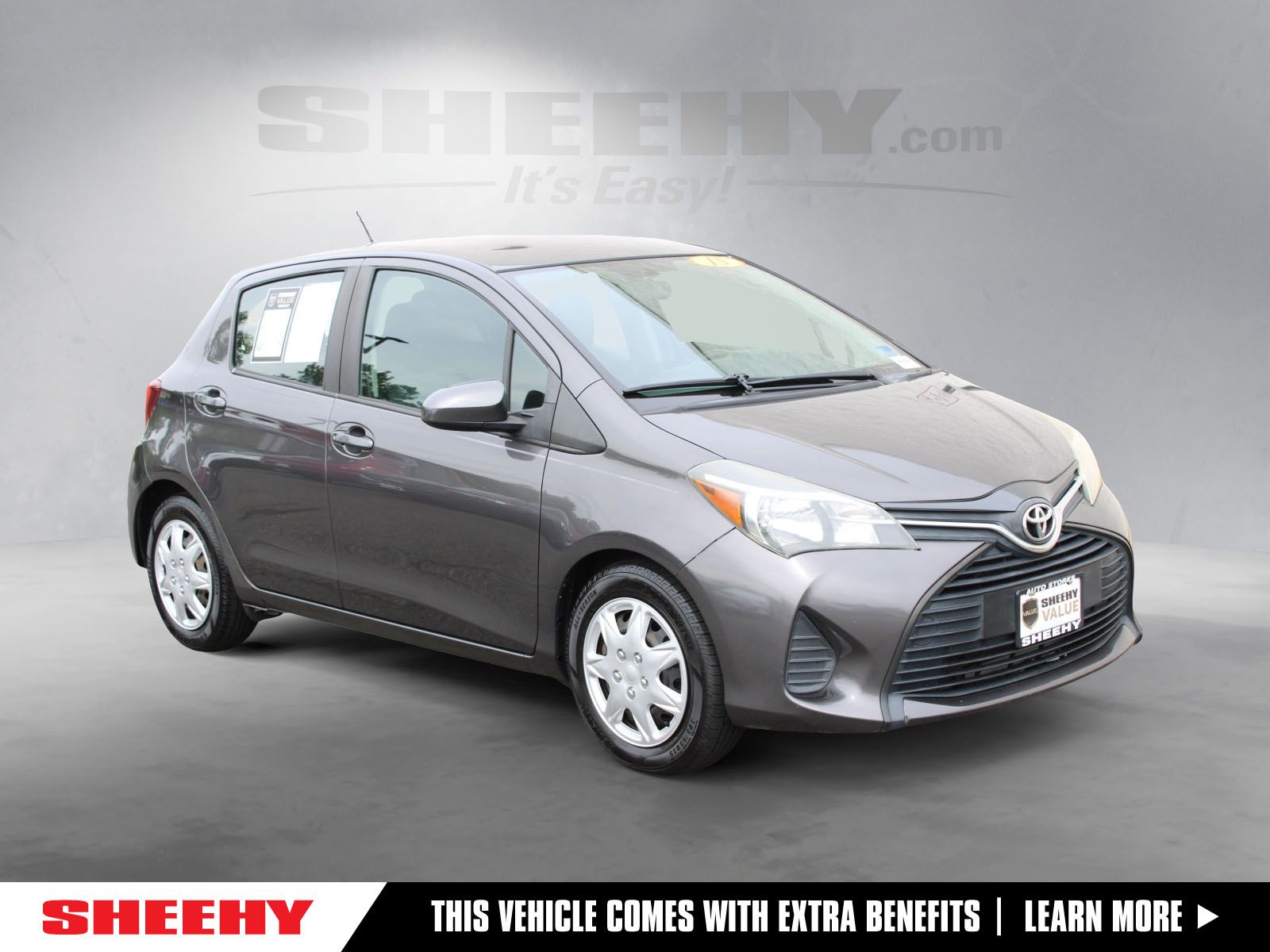 Magnetic Gray Metallic 2015 Toyota Yaris Hatchback Front-Wheel Drive 4-Speed Automatic Overdrive