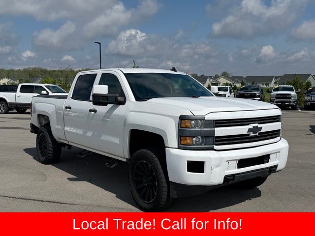 Summit White 2015 Chevrolet Silverado 2500HD Work Truck Crew Cab 4WD Pickup Truck Four-Wheel Drive 6-Speed Automatic Overdrive