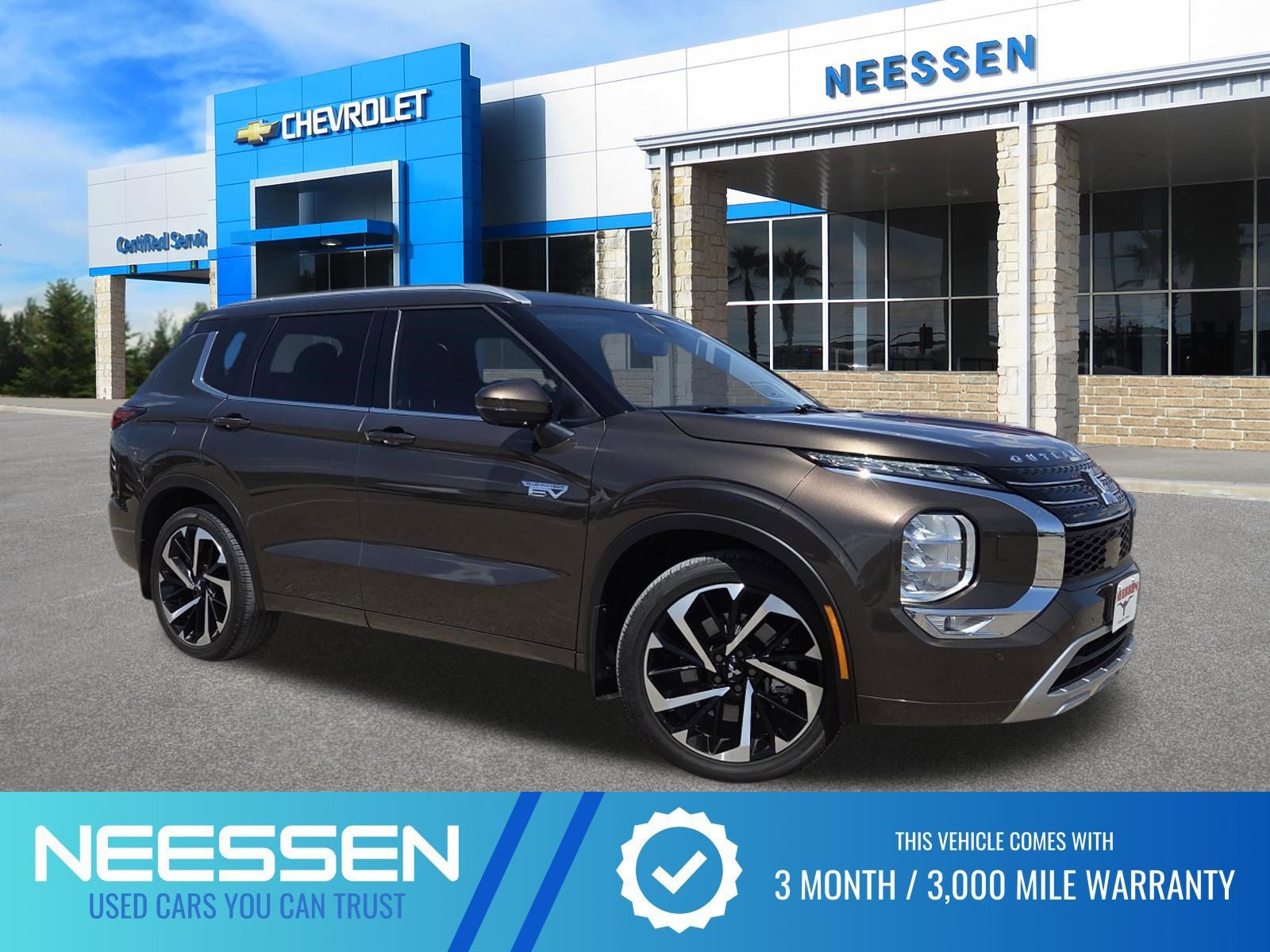 Deep Bronze Metallic 2024 Mitsubishi Outlander Hybrid Plug-in SEL S-AWC SUV / Crossover All-Wheel Drive 1-Speed Automatic