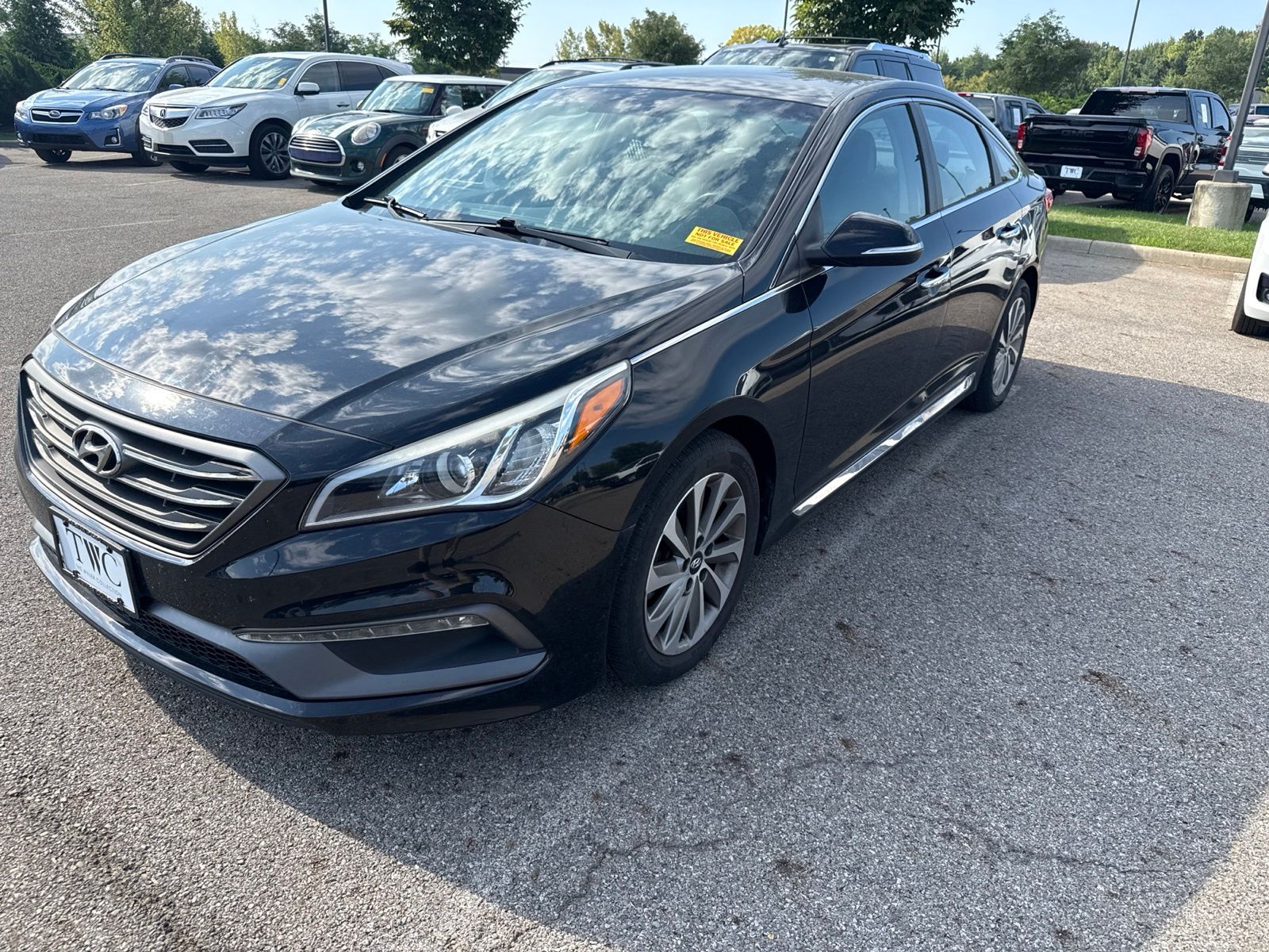Phantom Black 2015 Hyundai Sonata Sedan Front-Wheel Drive 6-Speed Automatic