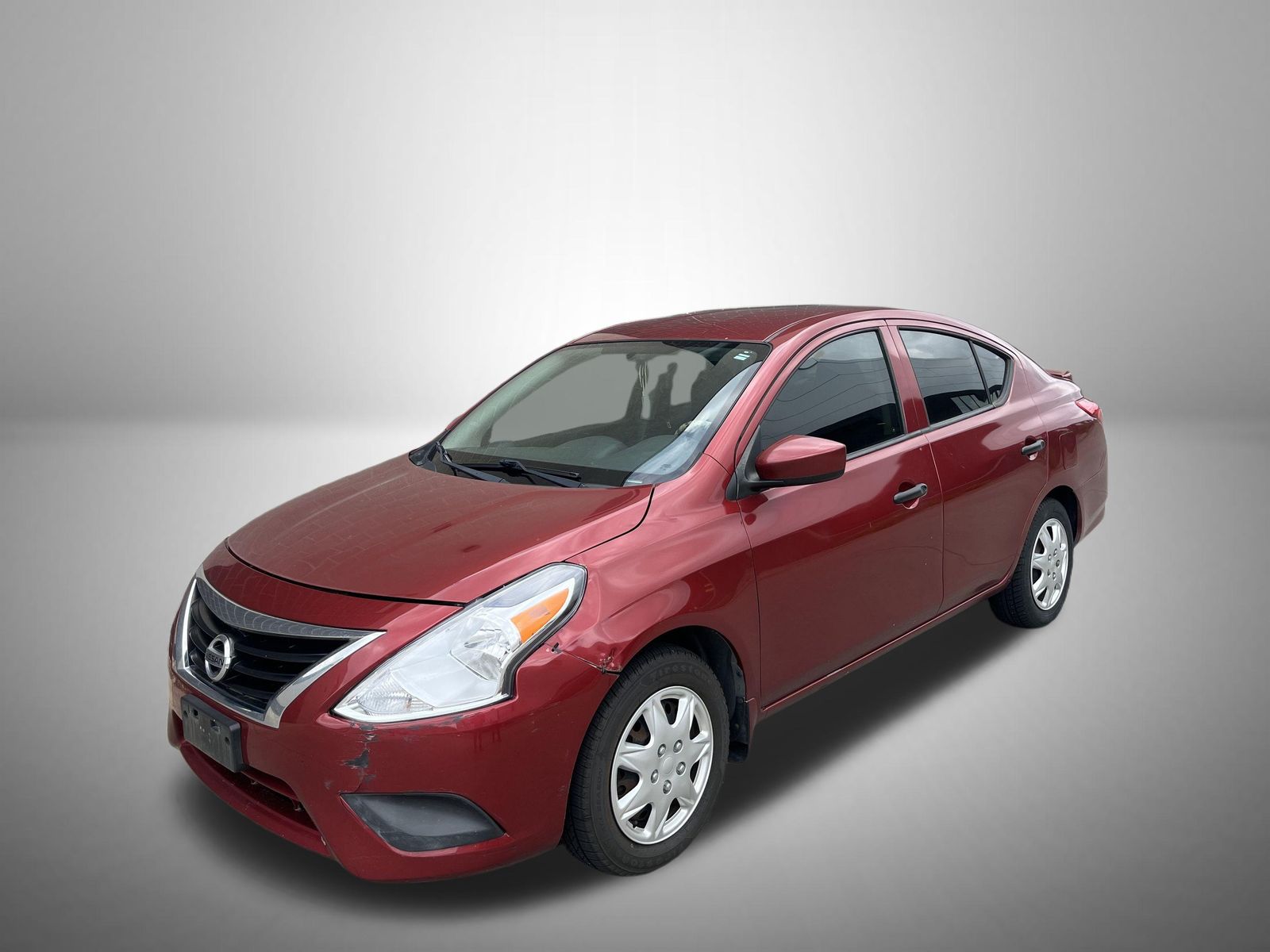 Cayenne Red 2016 Nissan Versa Sedan Front-Wheel Drive Continuously Variable Transmission