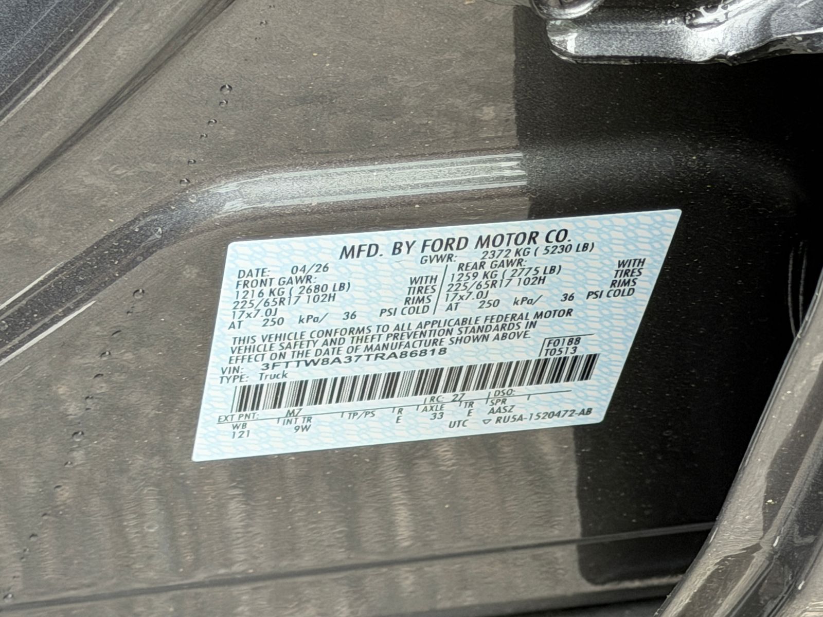 New 2026 Carbonized Gray Metallic Ford XL image 33