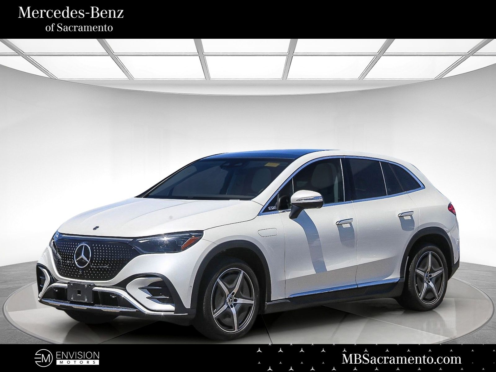 MANUFAKTUR Moonlight White Metallic 2023 Mercedes-Benz EQE Sedan All-Wheel Drive 1-Speed Automatic
