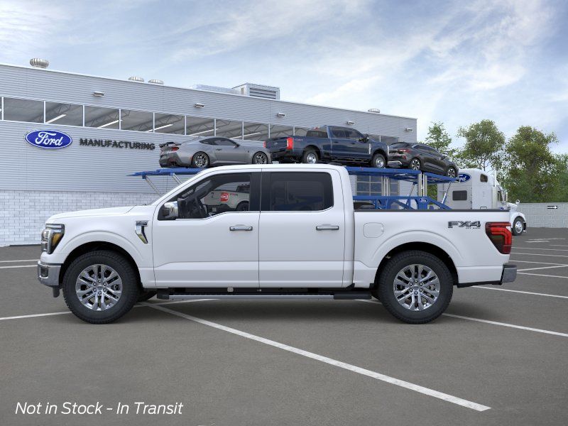 New 2026 Star White Metallic Tri-Coat Ford Lariat image 4