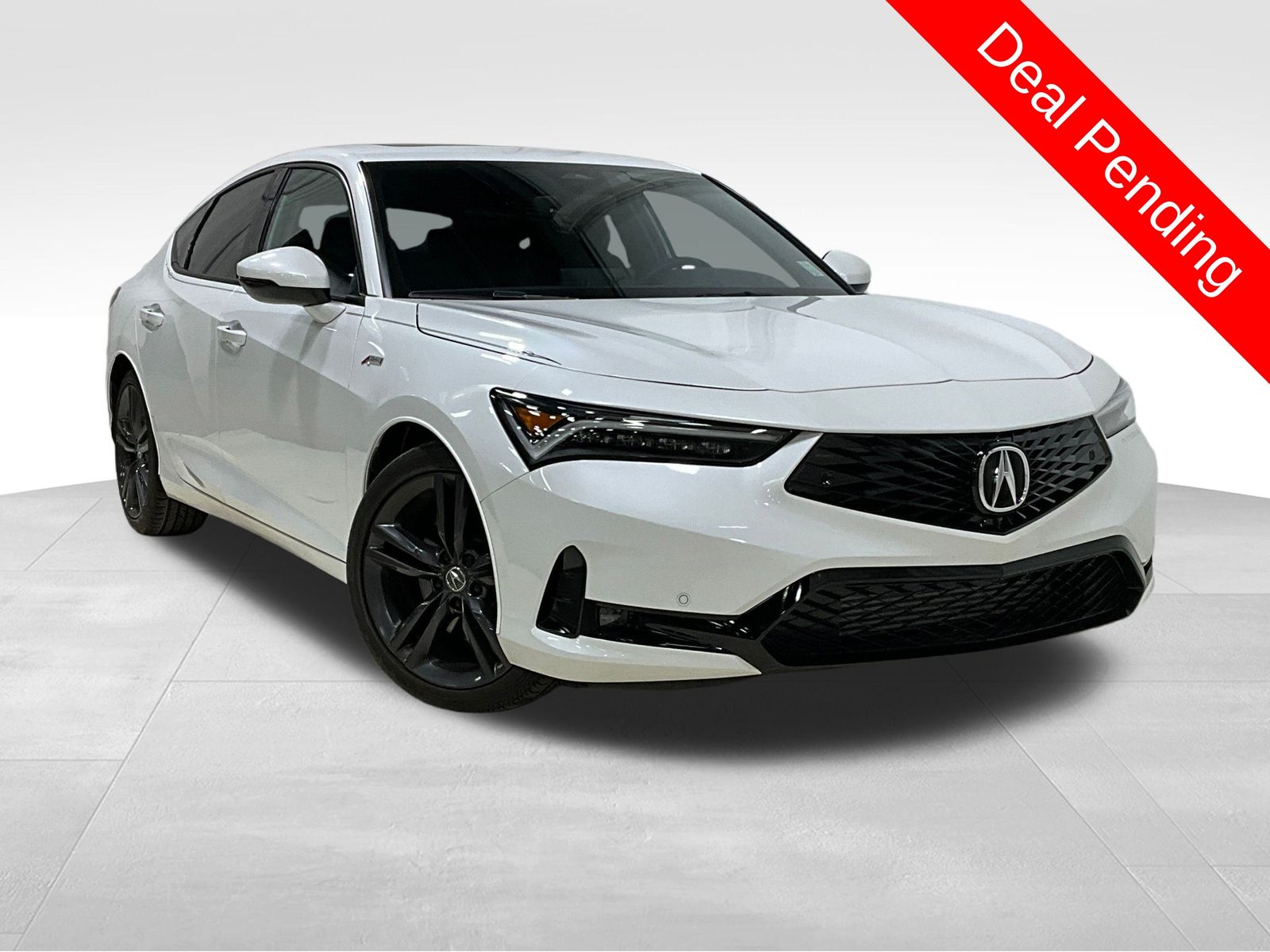 Platinum White Pearl 2024 Acura Integra FWD with Technology and A-SPEC Package Sedan Front-Wheel Drive Continuously Variable Transmission