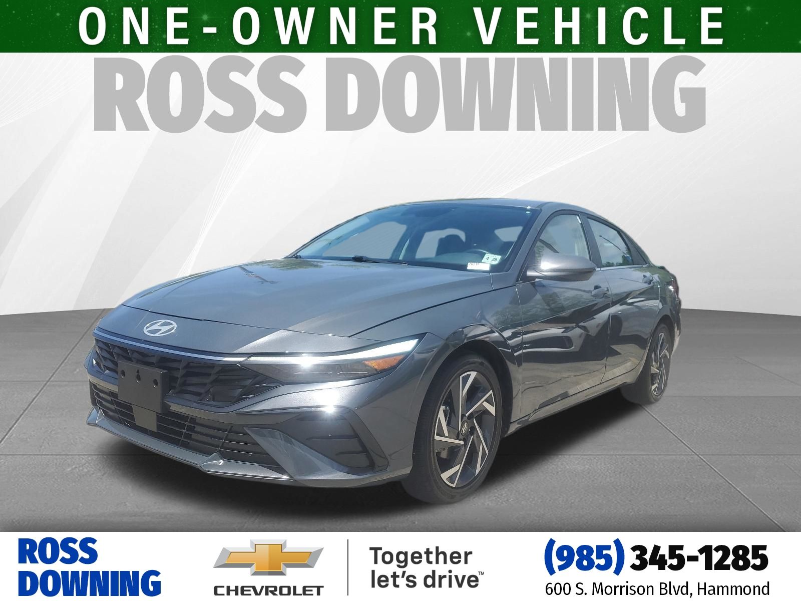 2025 Hyundai Elantra SEL Convenience Gray at Toyota of Kenner