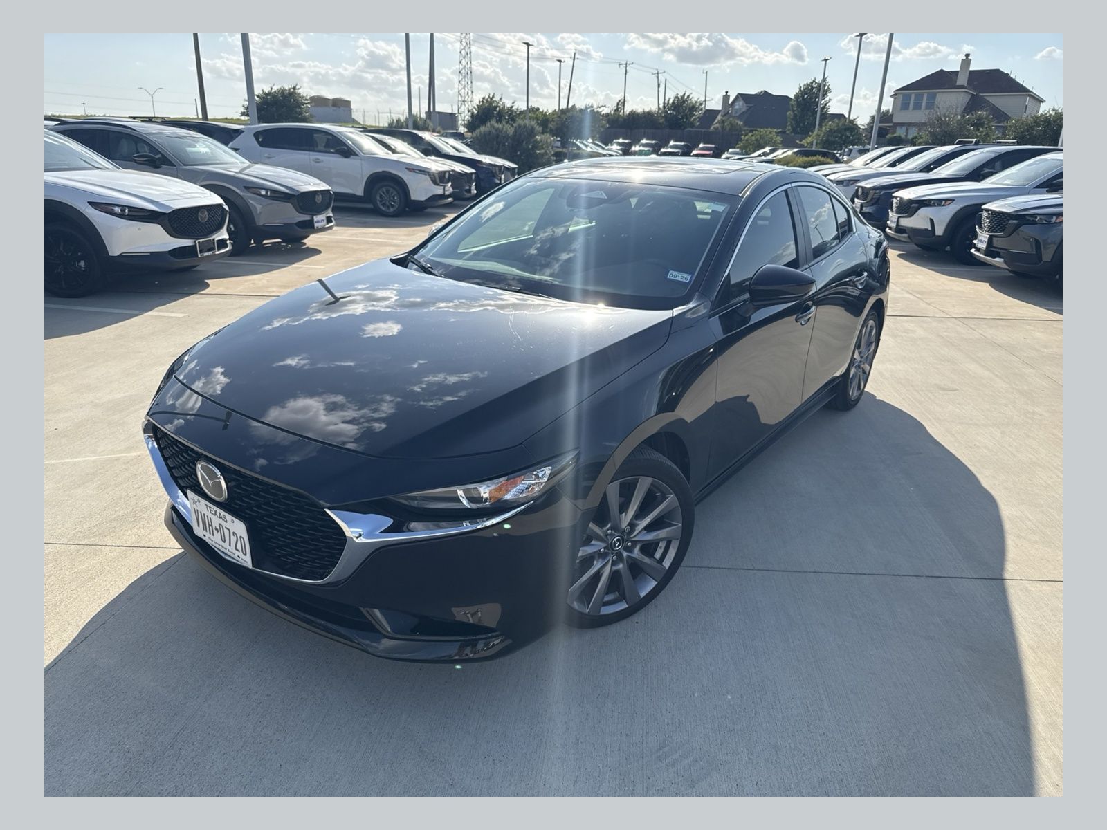 Jet Black Mica 2024 Mazda MAZDA3 Sedan Front-Wheel Drive 6-Speed Automatic