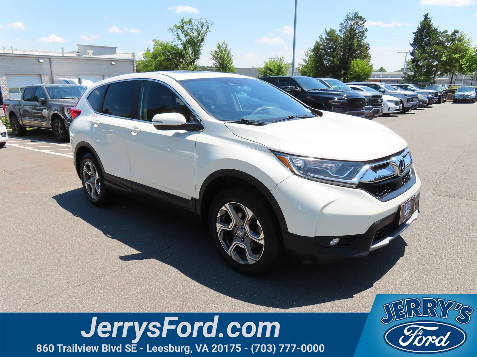 White Diamond Pearl 2017 Honda CR-V SUV / Crossover All-Wheel Drive Continuously Variable Transmission