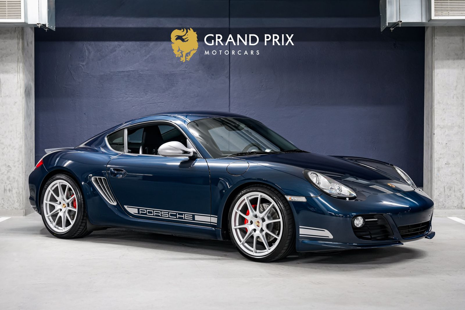 Dark Blue Metallic 2012 Porsche Cayman Coupe Rear-Wheel Drive 7-Speed Automatic