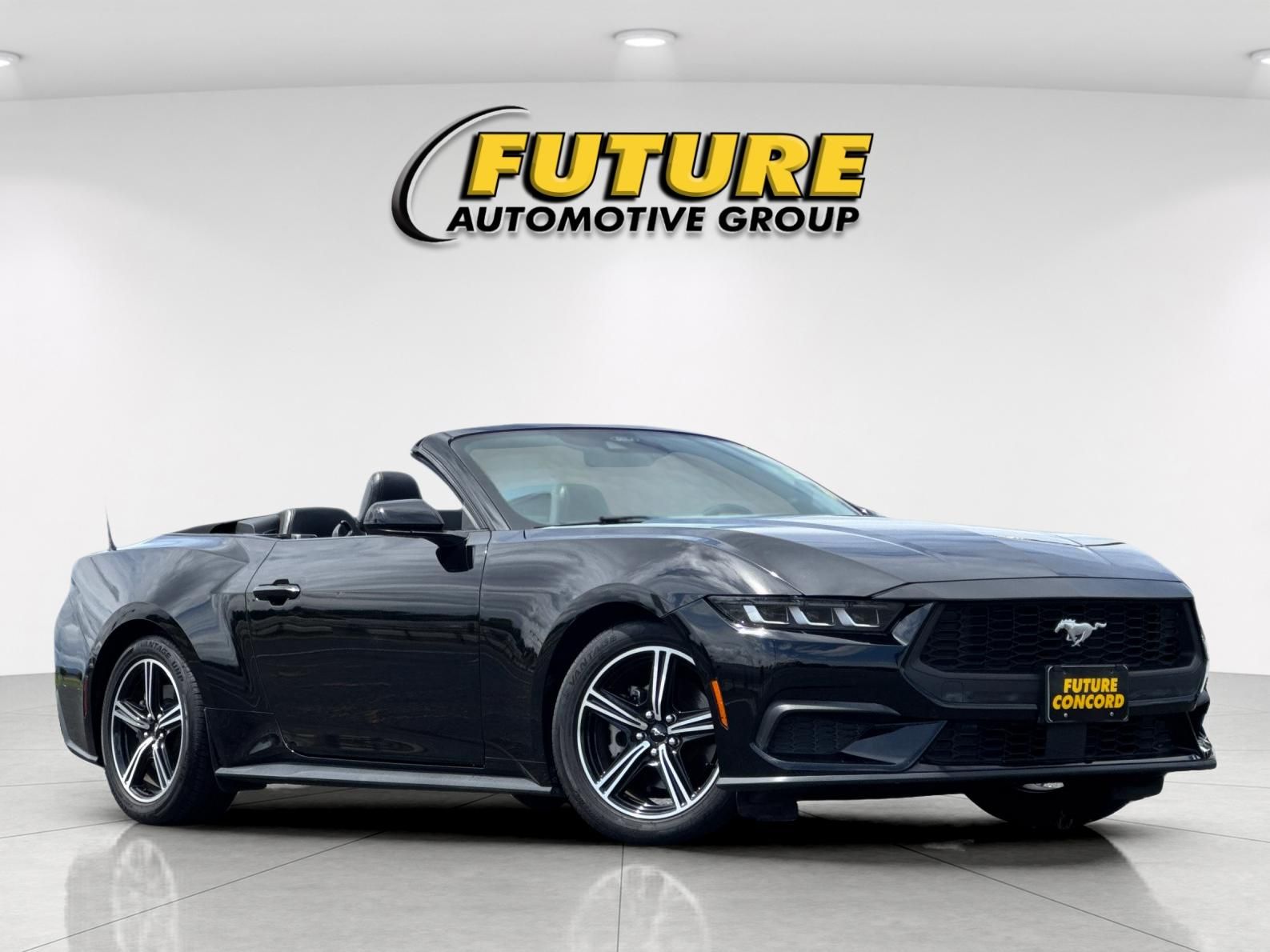 Shadow Black 2024 Ford Mustang EcoBoost Premium Convertible RWD Convertible Rear-Wheel Drive Automatic