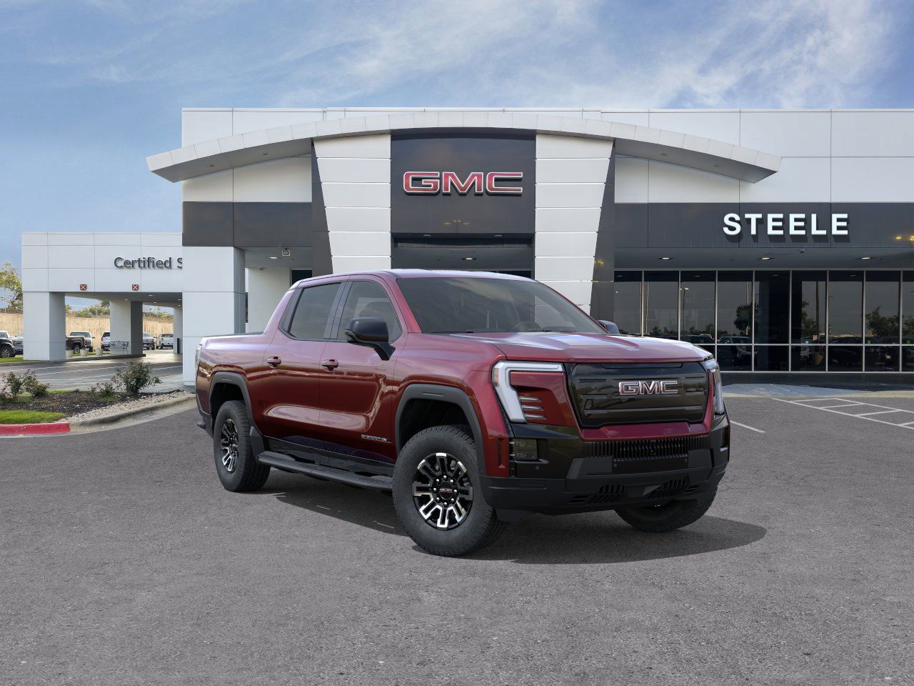 Dark Ember Metallic 2026 GMC Sierra EV Pickup Truck All-Wheel Drive 1-Speed Automatic