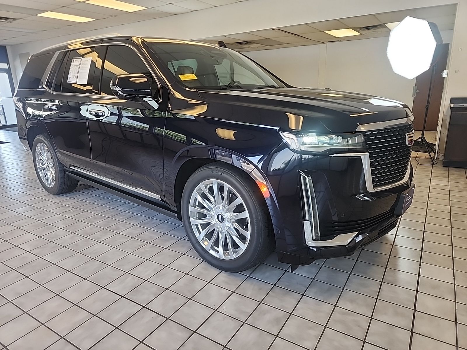 Dark Moon Blue Metallic 2022 Cadillac Escalade SUV / Crossover Four-Wheel Drive Automatic