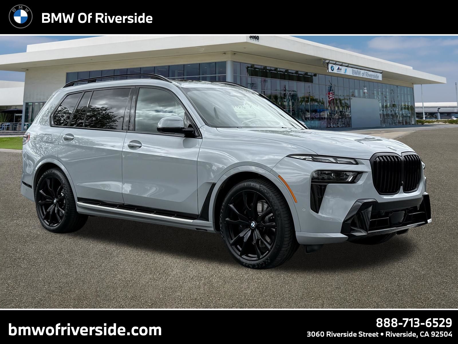 Gray (Brooklyn Grey Metallic) 2025 BMW X7 xDrive40i AWD SUV / Crossover All-Wheel Drive 8-Speed Automatic