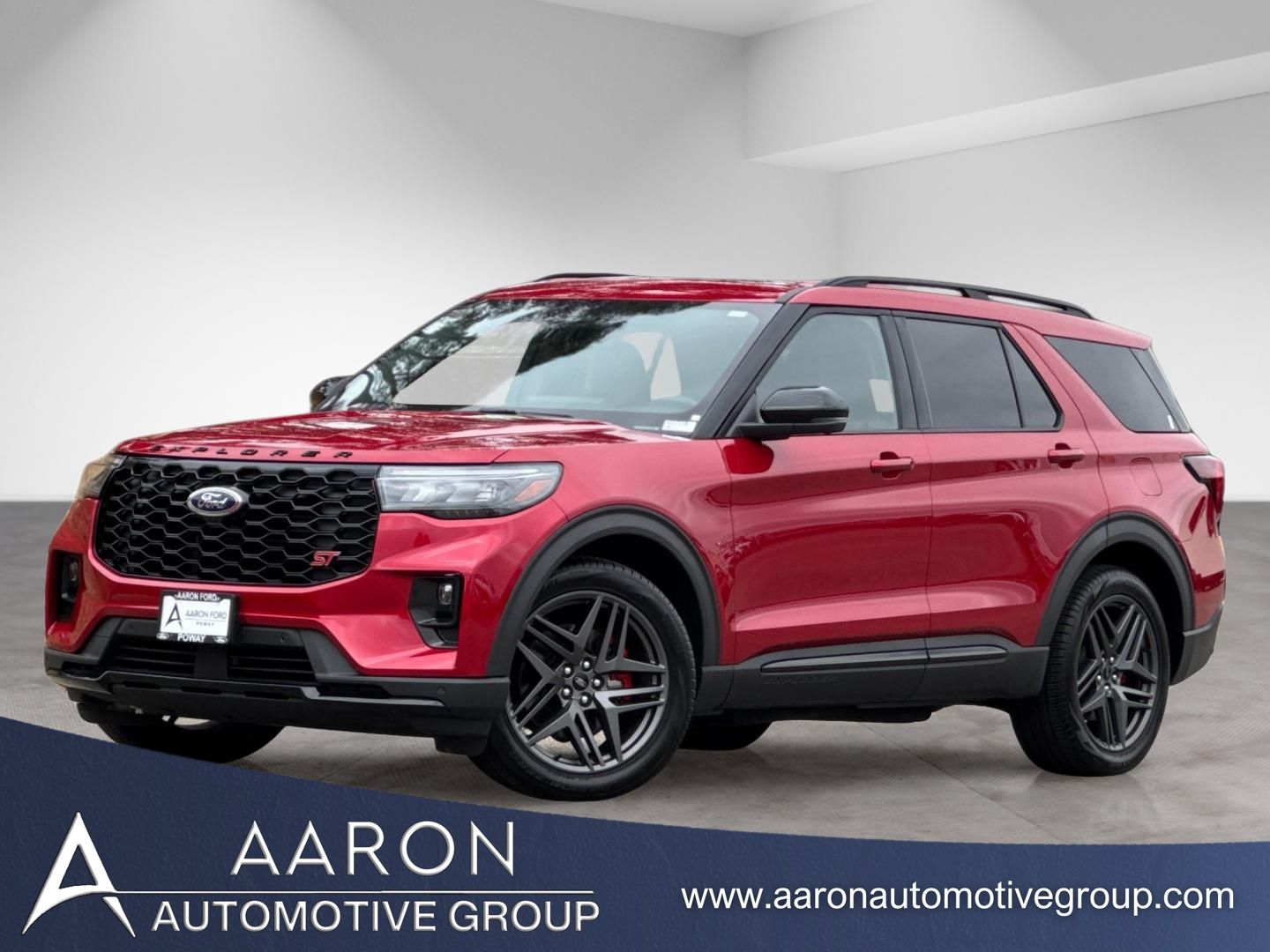 Red Metallic 2025 Ford Explorer ST AWD SUV / Crossover All-Wheel Drive Automatic