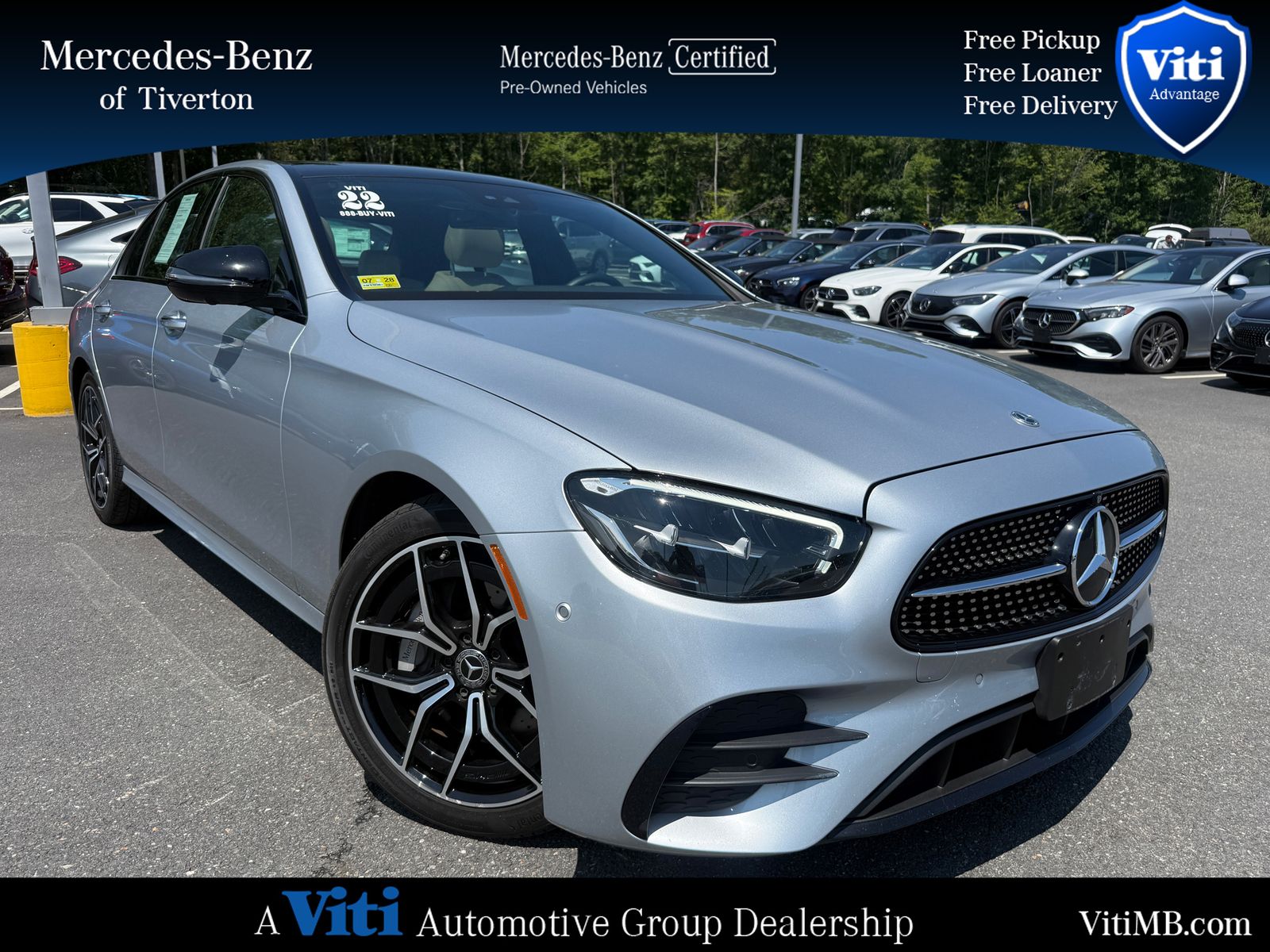 Cirrus Silver Metallic 2022 Mercedes-Benz E-Class Sedan All-Wheel Drive 9-Speed Automatic