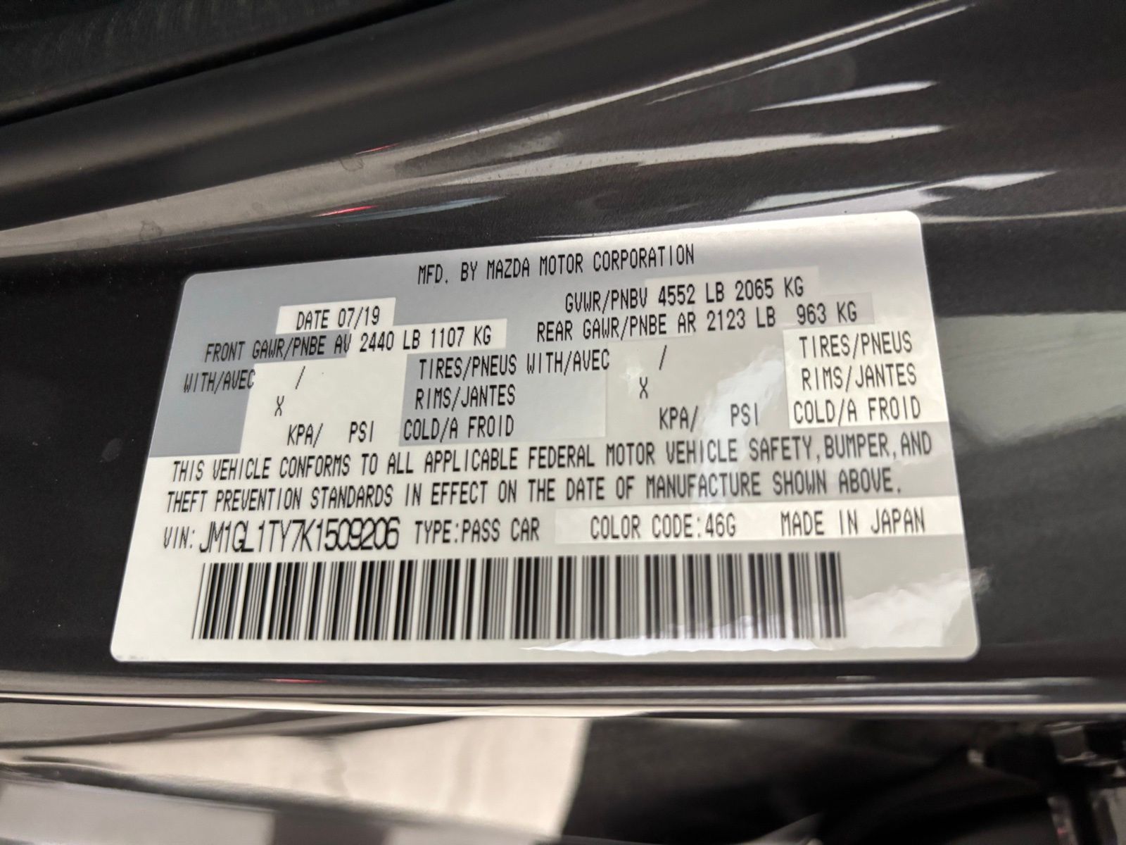 Used Car 2019 Mazda Mazda6  Grand Touring For Sale Under $25,000 In Austin, Texas