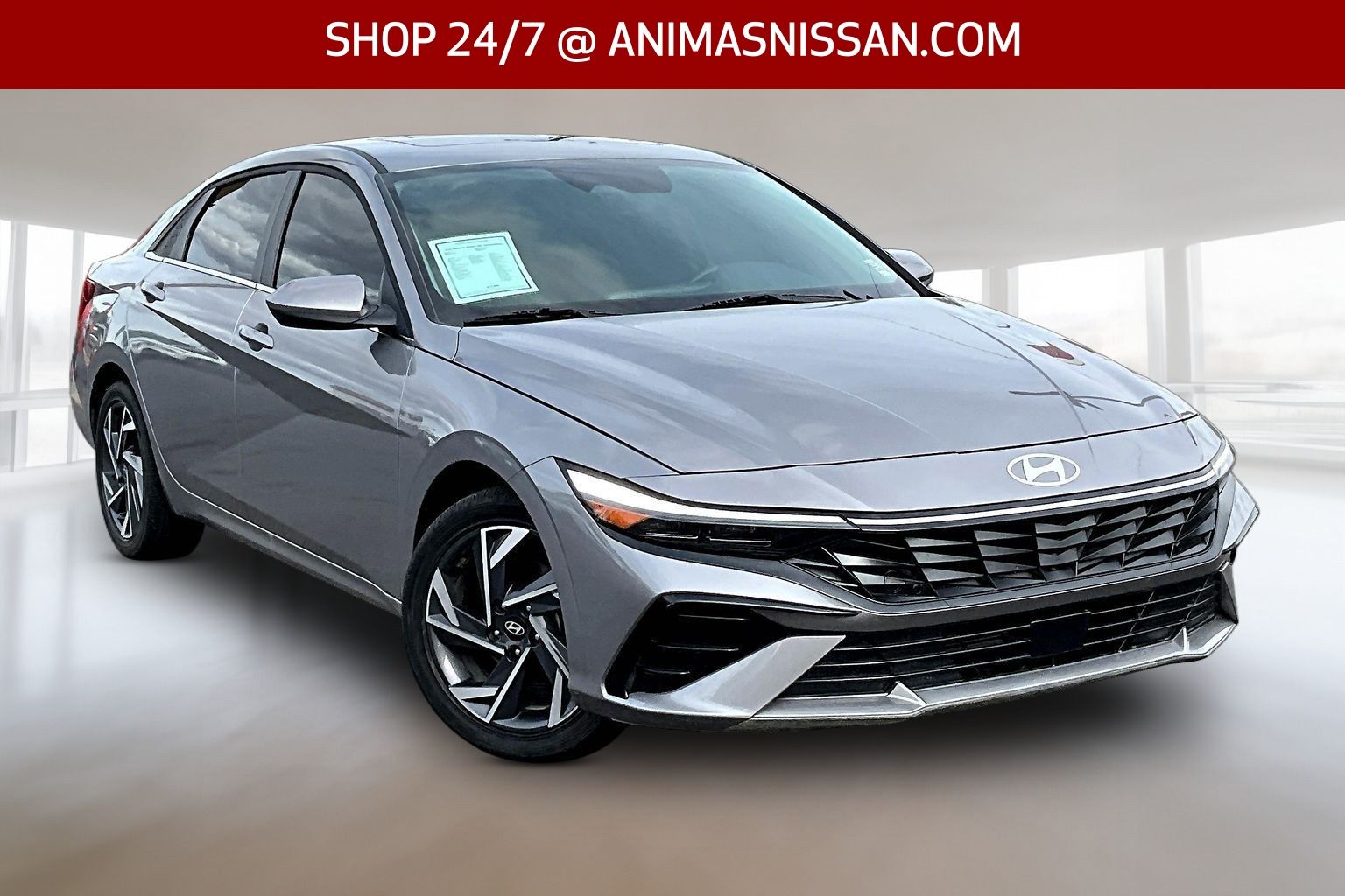 Fluid Metal 2025 Hyundai Elantra SEL Convenience FWD Sedan Front-Wheel Drive Continuously Variable Transmission