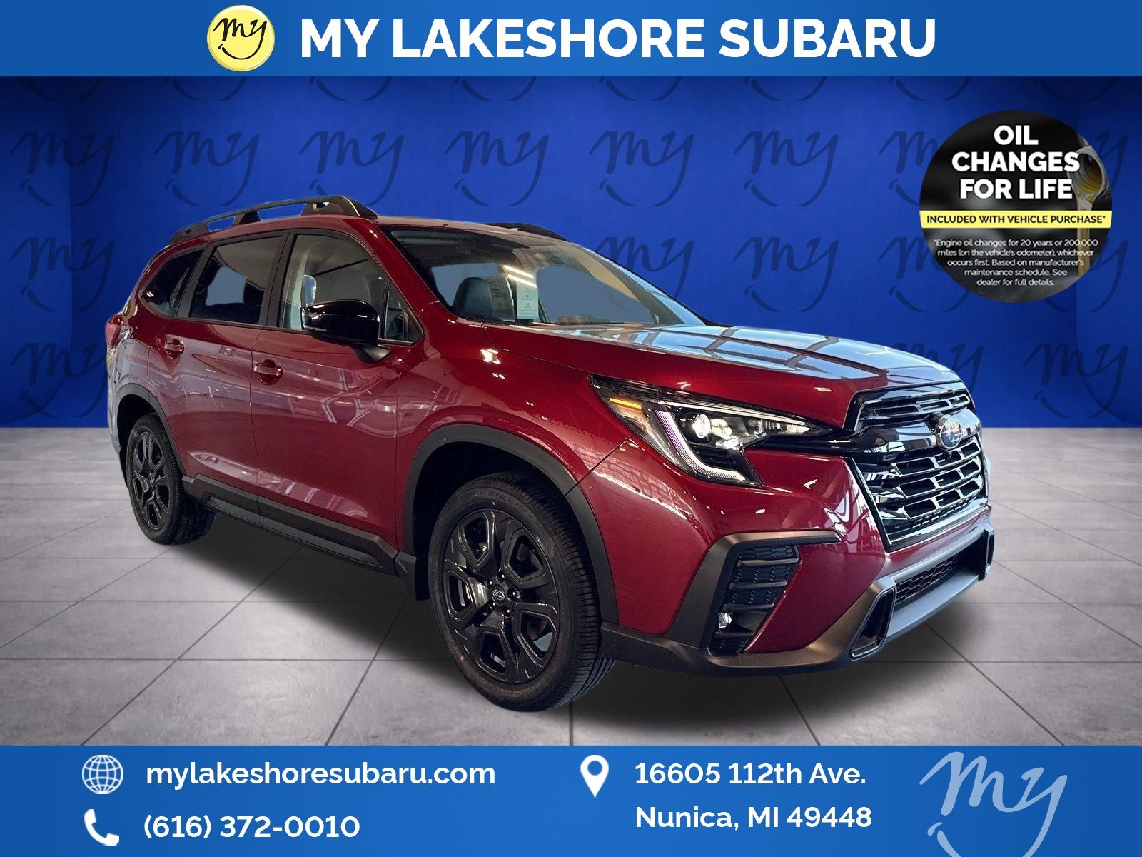 Crimson Red Pearl 2026 Subaru Ascent SUV / Crossover All-Wheel Drive Continuously Variable Transmission
