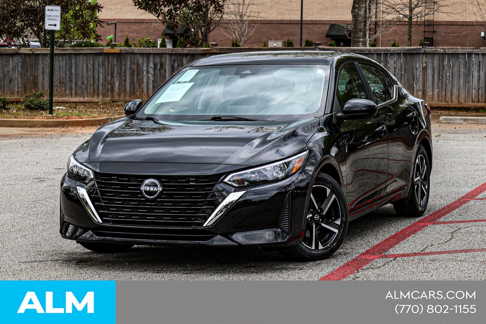 Super Black 2025 Nissan Sentra SV FWD Sedan Front-Wheel Drive Continuously Variable Transmission