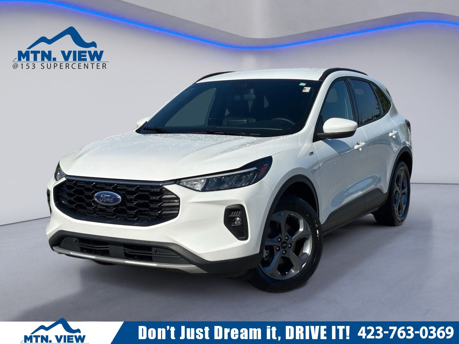 White Metallic 2025 Ford Escape Hybrid SUV / Crossover All-Wheel Drive Continuously Variable Transmission