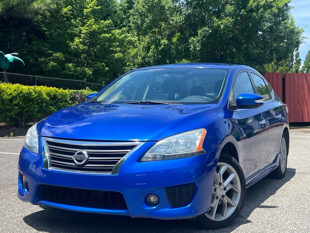 Blue Metallic 2015 Nissan Sentra Sedan Front-Wheel Drive Continuously Variable Transmission
