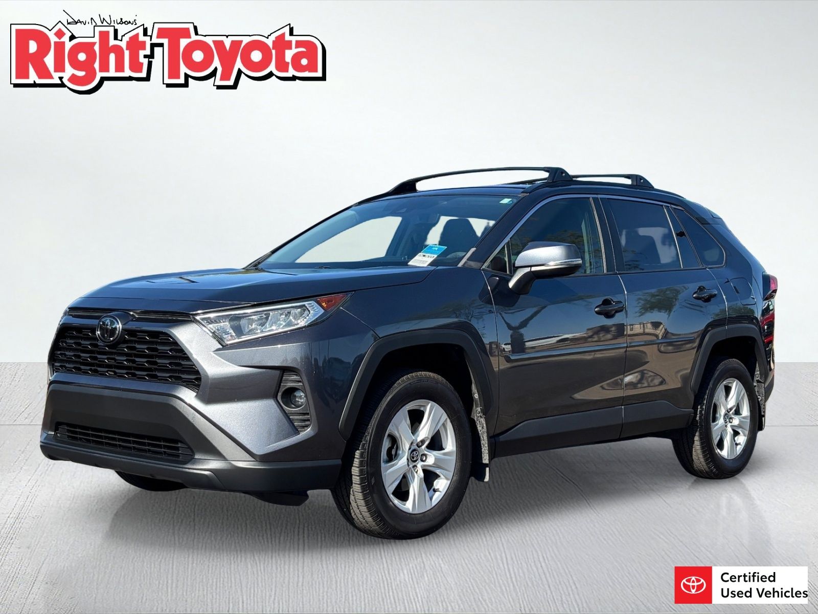 Magnetic Gray Metallic 2020 Toyota RAV4 XLE FWD SUV / Crossover Front-Wheel Drive 8-Speed Automatic