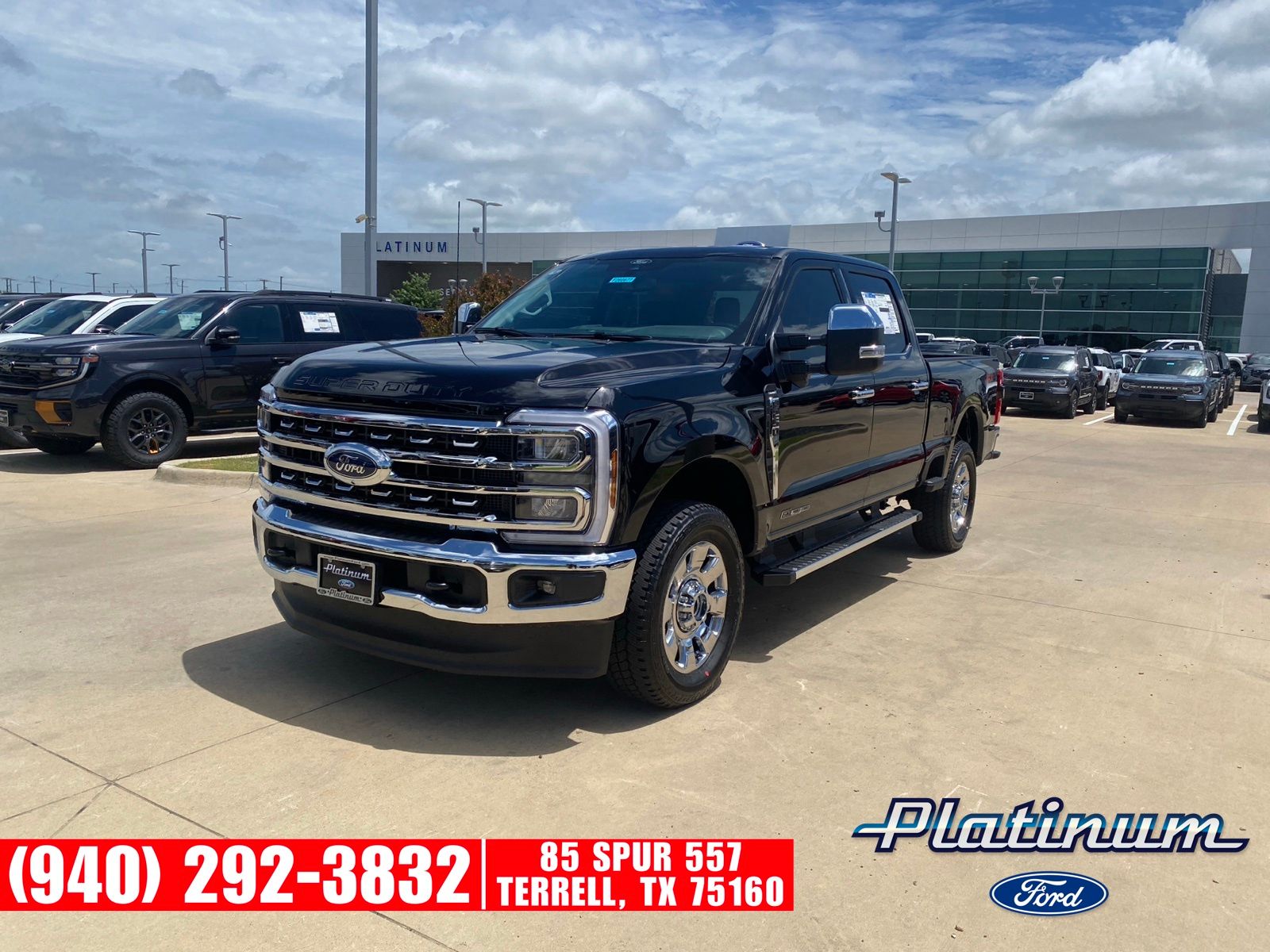 Black Metallic 2026 Ford F-250 Super Duty Pickup Truck Four-Wheel Drive Automatic