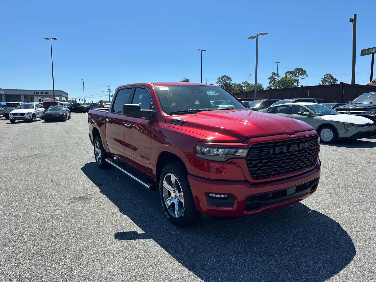 New 2026 Molten Red Pearl-Coat Exterior Paint RAM Express image 3