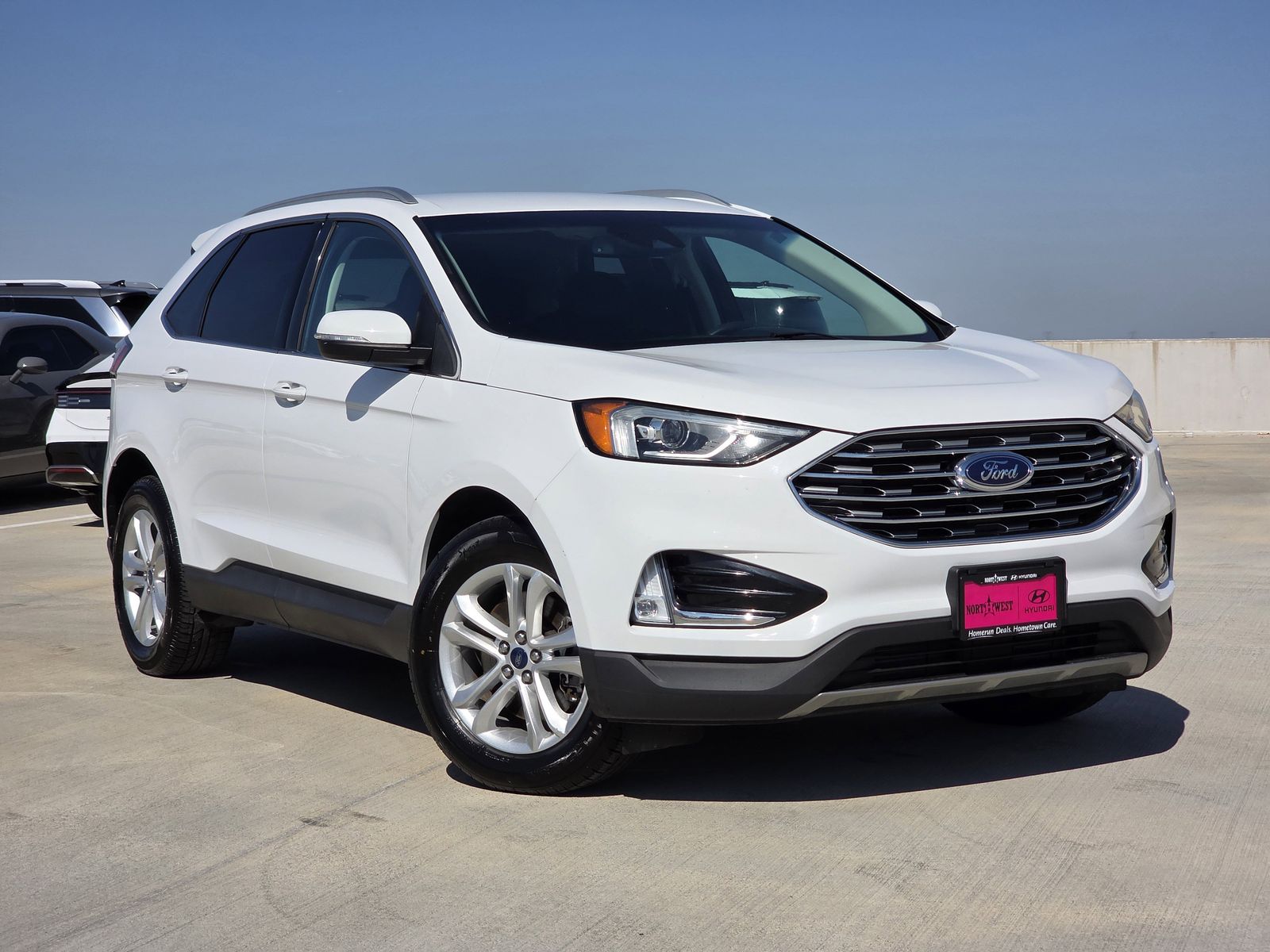 Oxford White 2019 Ford Edge SEL AWD SUV / Crossover All-Wheel Drive 8-Speed Automatic